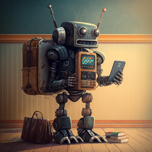 Yannis a robot at his first day at school with 4 arms and a sma d0a38a78 b71e 4159 958f acdcaffabf65.png