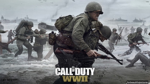 call of duty wwii 2017 video game wallpaper 1366x768.jpg
