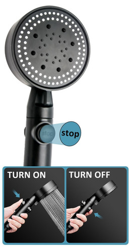 shower head water saving black 5 mode ad description 4.jpg
