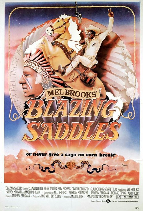 Płonące siodła / Blazing Saddles (1974) PL.720p.BRRip.x264-wasik / Lektor PL