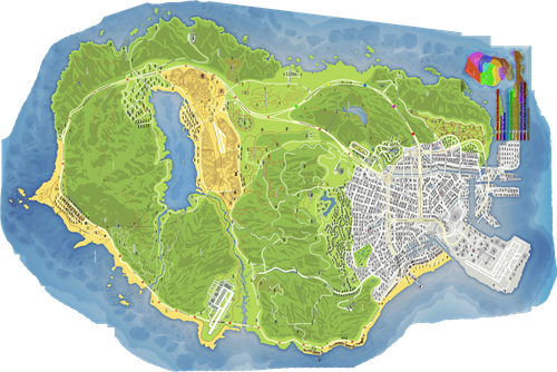 Gta map