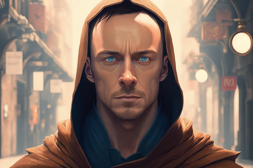 charafiz as a medieval rpg monk wearing a brown hood and a brow 0db35832 fadc 4371 8287 254403283af1.png