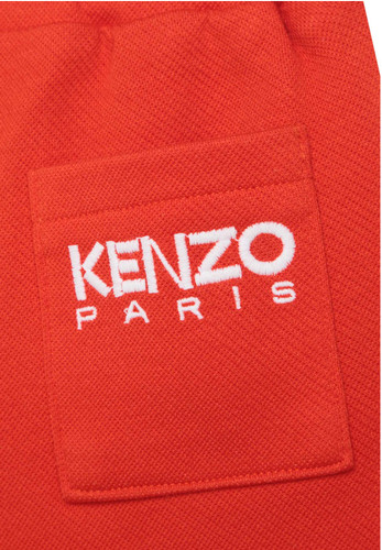 kenzo kids bermuda in felpa arancio bambino c.jpg