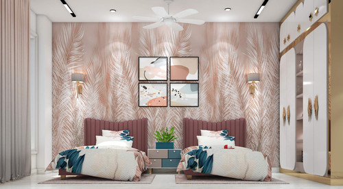 Blush Twins An internal view of Tropical Home a residential project by WoodcraftInt.jpg