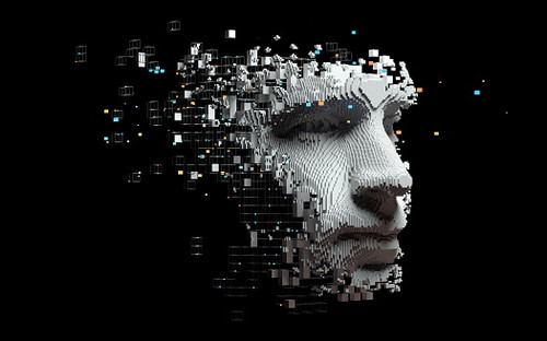 Artificial intelligence concept of big data or cyber security. 3D illustration.jpg