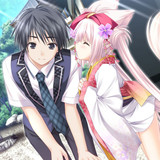 cute anime couple 2K wallpaper