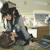 chitanda eru oreki houtarou classroom hyouka cute accident seifuku romance anime couple anime 50463