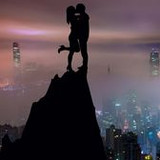 couple silhouettes kiss 122254 168x300