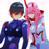 desktop wallpaper hiro and zero two couple anime 720x1280 zero two cute android
