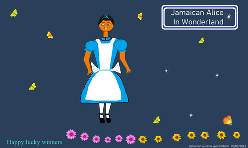Jamaican alice short afro hair brown.png