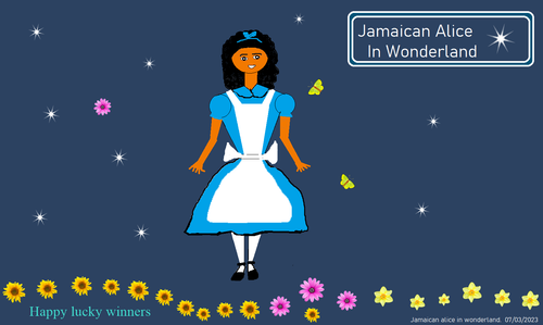 Jamaican curly hair alice blu ribon no fringe brown.png