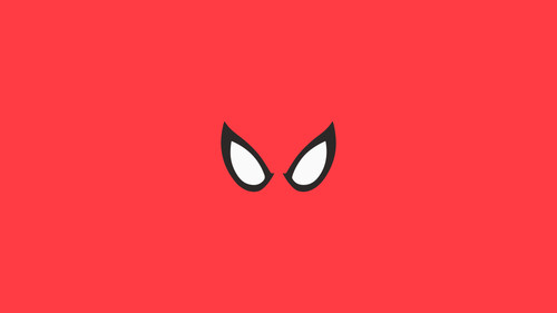 spiderman red minimal background 4k ge.jpg