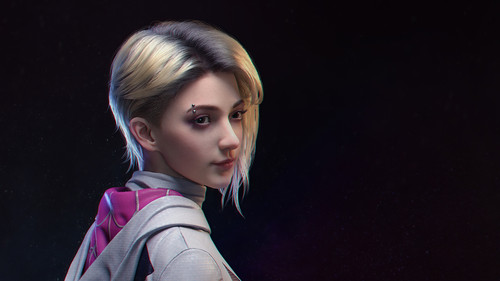 gwen stacy beautiful cgi art 4k dk.jpg