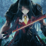 86 863343 anime girl boy couple fighter katana landscape anime
