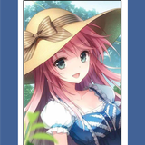 53 533280 anime girl with long pink hair and green