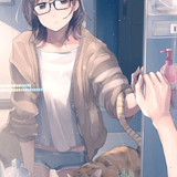180 1807368 anime girl short hair glasses