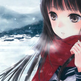 anime 720x1280 girl beauty winter 4k 15972