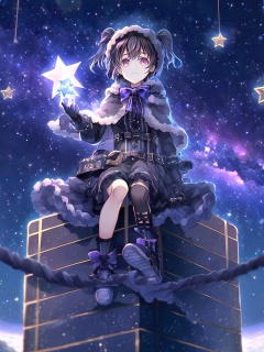 anime girl stars 240x320 10030.jpg