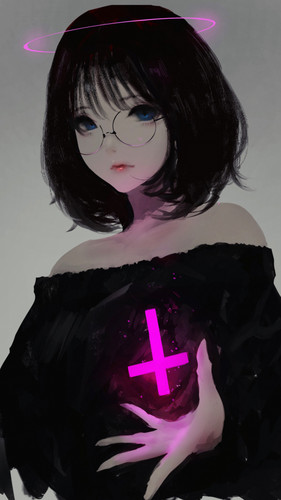 anime girl original character black dress.jpg