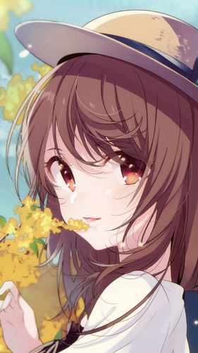 autumn tree branch anime girl cute.jpg