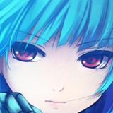 awesome image of beautiful anime character girl with blue hair and brown eyes wallpaper 720x1280 103