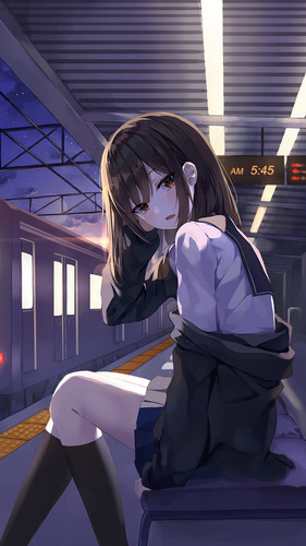 anime school girl sitting in train platform 4k 0e 720x1280.jpg
