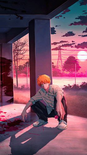 denji chainsaw man anime boy 4k td 720x1280