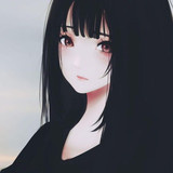 desktop wallpaper beautiful anime woman dark hair fan art 720x1280 fanart anime girl darkness