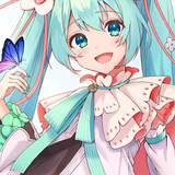 happy anime girl with long green hair green eyes and awesome outfit wallpaper 720x1280 96548 184