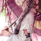 girl umbrella sakura 211976 168x300