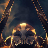 red haired big toothed anime character with horns wallpaper 720x1280 94011 184