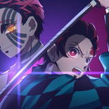 wxl akaza x tanjiro kamado hd demon slayer kimetsu no yaiba art 85904