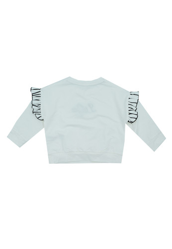 liu jo baby felpa bianca logo nero bimba b.jpg