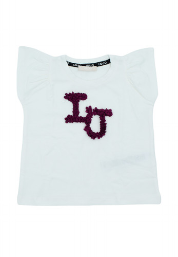 liu jo baby t shirt logo tulle fucsia bimba a.jpg