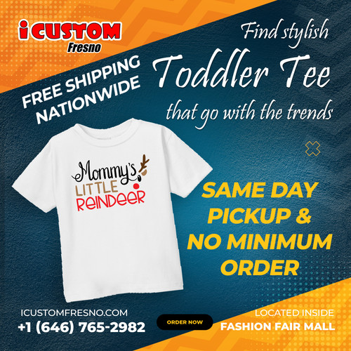 Looking for the perfect gift? Check out our custom toddler tees from @iCustom Fresno! With tons of designs to choose from, you are sure to find something your little one will love.

Visit Us: www.icustomfresno.com
Call Now: 646-765-2982