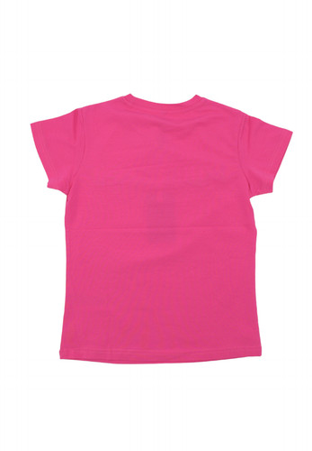 manila grace kids t shirt manica corta fucsia logo perle bambina b.jpg