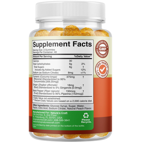 NC TURMERIC GUMMY 120CT B08CVTYPGK WIDE BOTTLE RENDER RIGHT