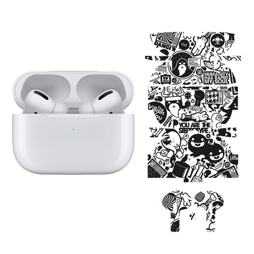 Airpods Pro B&WGraffiti