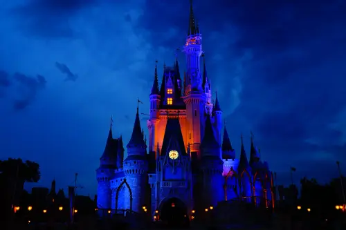 Disney world cinderella castle night scaled