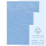 4 SIZE SKY BLUE