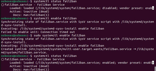 23 Status en enable fail2ban.jpg