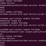 23 Status en enable fail2ban