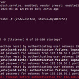 30 Status ssh