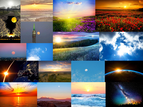 'Glorified is Allaah ,The All Mighty,Creator'  (The sun and the moon ) -.jpg