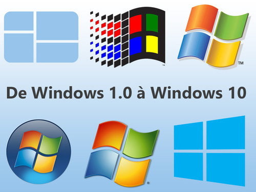 windows 1.0 à 10