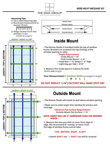 Custom Cordless Light Filtering Roman Shades How To Measure eBay Generic1.jpg