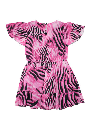 gaelle paris kids vestito zebrato fucsia bambina 2023 b.jpg