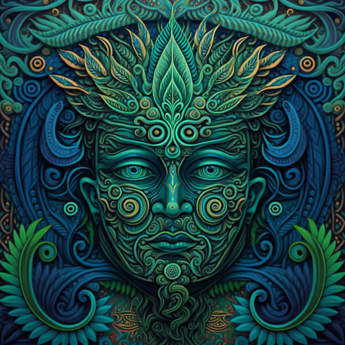 teddyburp a green and blue pattern painting by Mario Martinez a c7d521b2 74c8 4c69 b62b 82030a792a8c.png