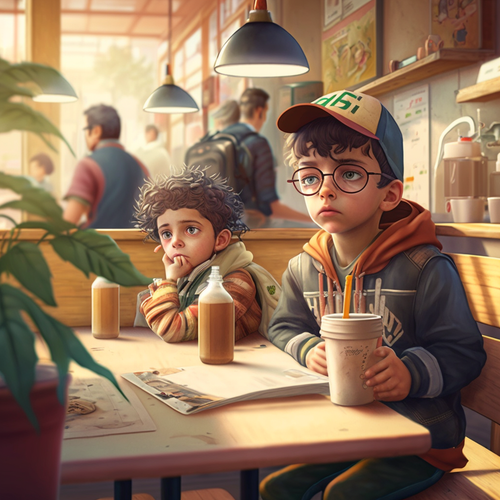 teddyburp POV of kids in a school caffeteria on breakhighly det feb8bd42 b6e1 4d93 a84b 2f2760dc94be.png