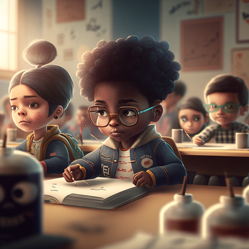 teddyburp kids in a classroom highly detailed illustration4kunr 9763847d ed2f 48c3 b211 89a9fc11af57.png